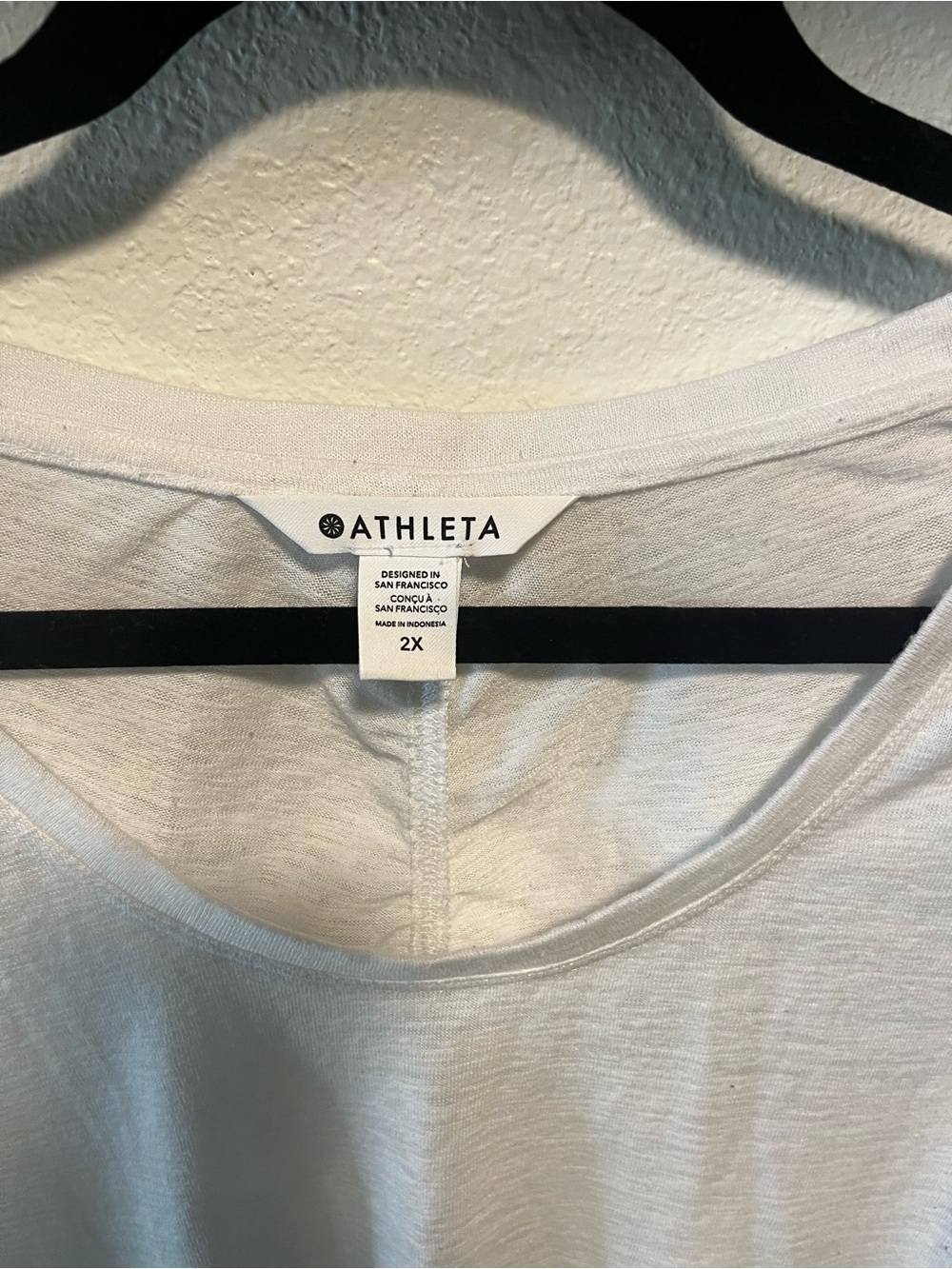Athleta White Rouched Tank Top - Picture 2 of 4